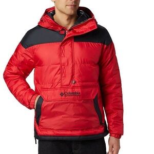 COLUMBIA Lodge Pullover Winter Jacket Coat Red Colour Men’s Size XL